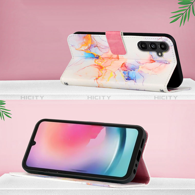 Funda de Cuero Cartera con Soporte Patron de Moda Carcasa YB4 para Samsung Galaxy A24 4G