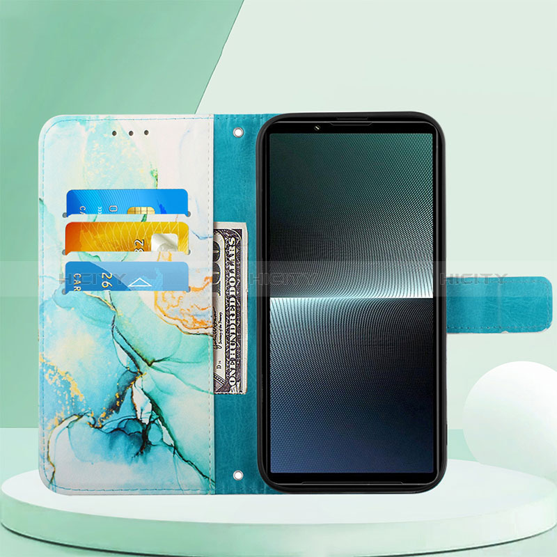 Funda de Cuero Cartera con Soporte Patron de Moda Carcasa YB4 para Sony Xperia 1 V