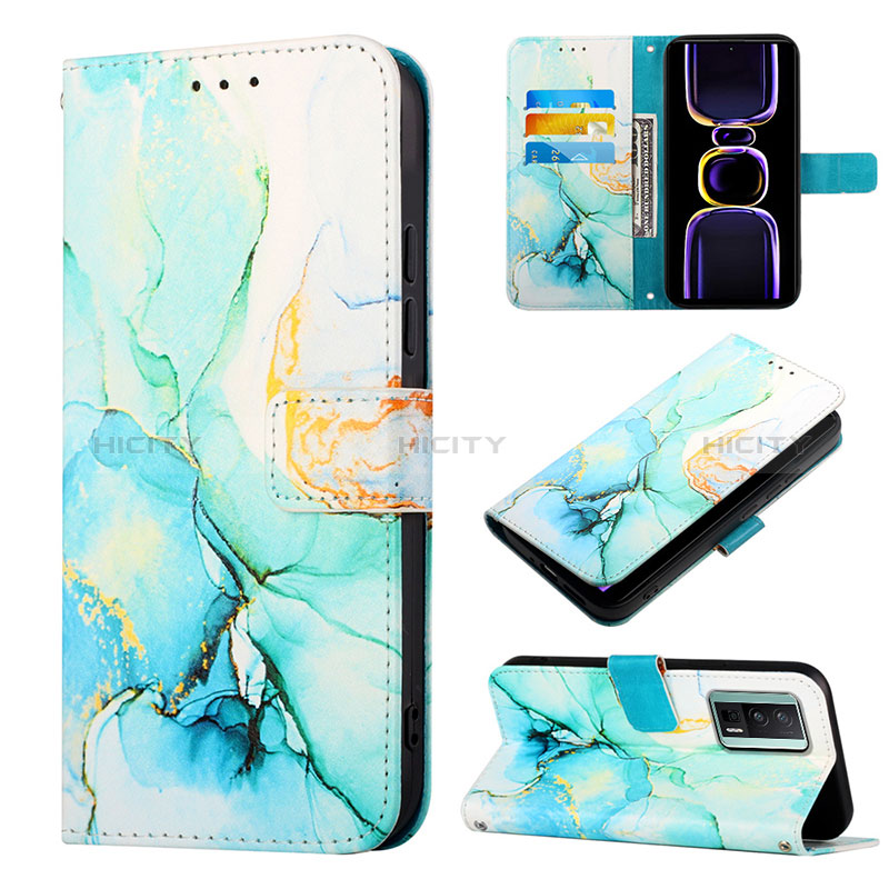 Funda de Cuero Cartera con Soporte Patron de Moda Carcasa YB4 para Xiaomi Poco F5 Pro 5G