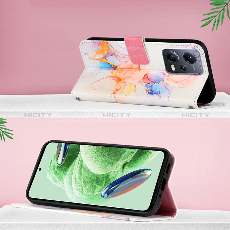 Funda de Cuero Cartera con Soporte Patron de Moda Carcasa YB4 para Xiaomi Redmi Note 12 5G