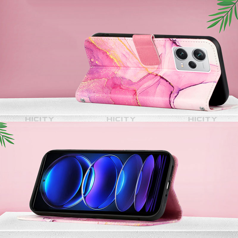 Funda de Cuero Cartera con Soporte Patron de Moda Carcasa YB4 para Xiaomi Redmi Note 12 Explorer