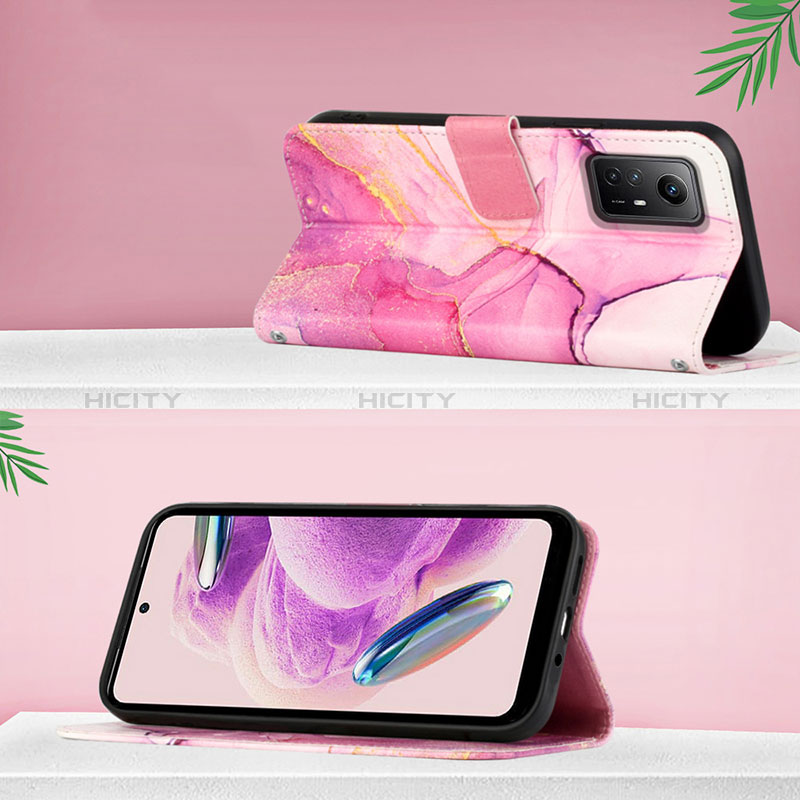 Funda de Cuero Cartera con Soporte Patron de Moda Carcasa YB4 para Xiaomi Redmi Note 12S