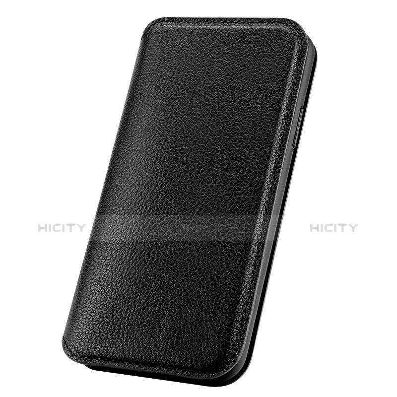 Funda de Cuero Cartera para Apple iPhone Xs Negro