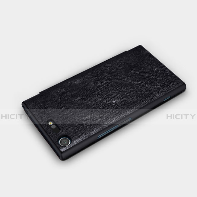 Funda de Cuero Cartera para Sony Xperia XZ Premium Negro