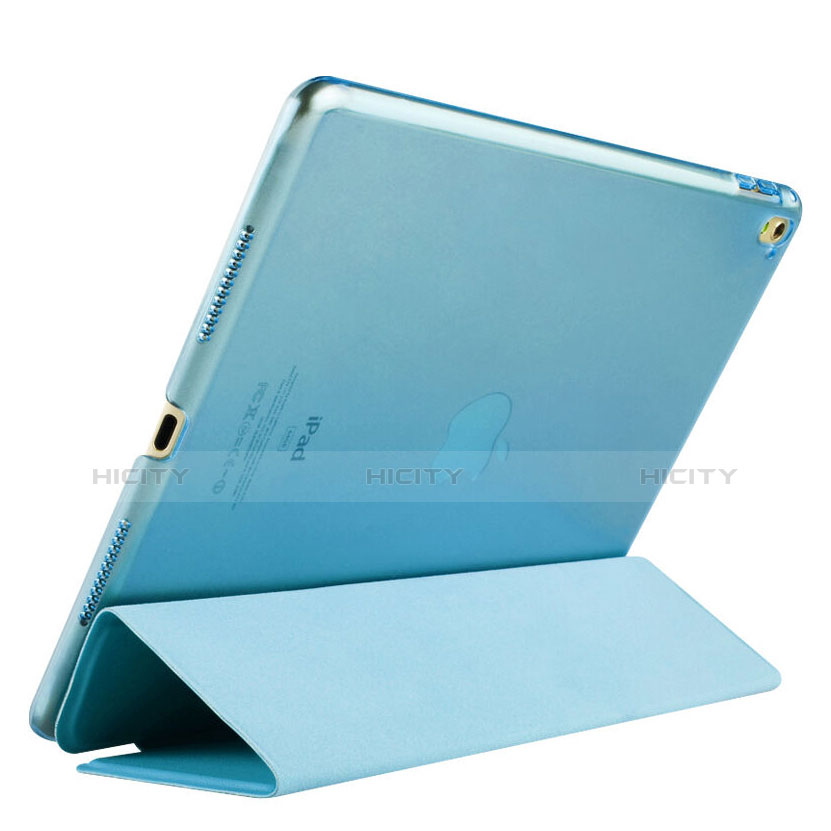 Funda de Cuero Flip con Soporte para Apple iPad Pro 9.7 Azul Cielo