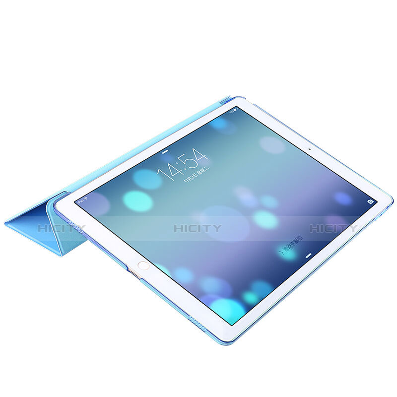 Funda de Cuero Flip con Soporte para Apple iPad Pro 9.7 Azul Cielo