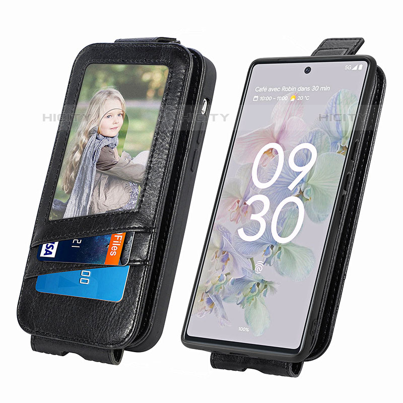 Funda de Cuero Flip para Google Pixel 6a 5G