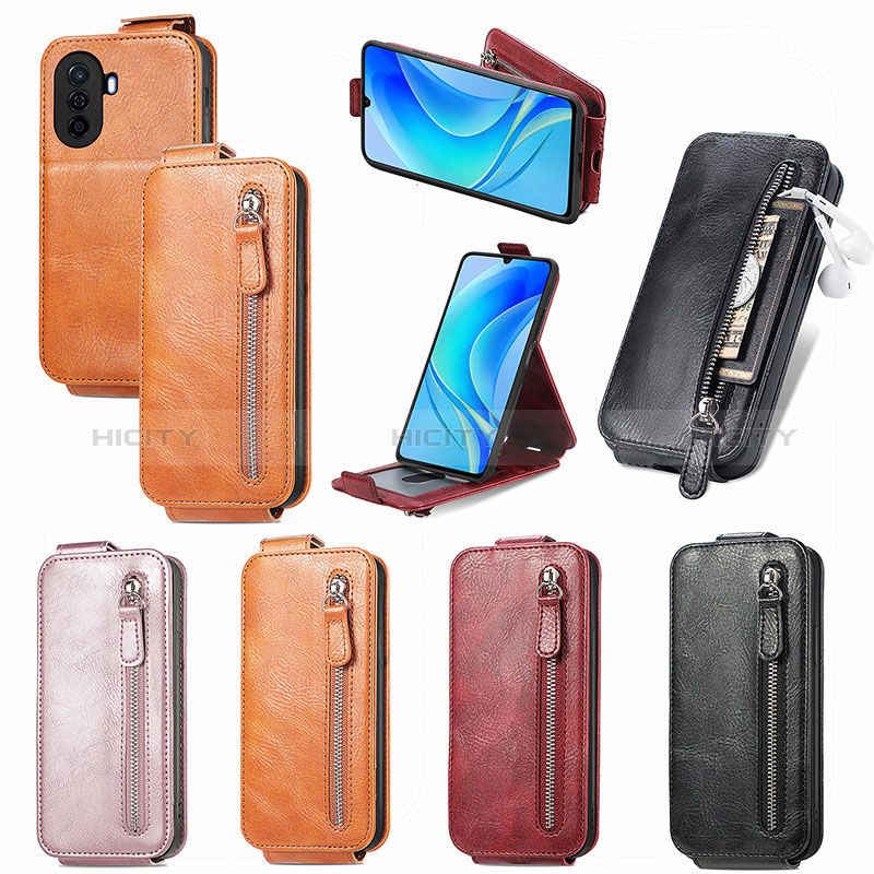 Funda de Cuero Flip para Huawei Enjoy 50