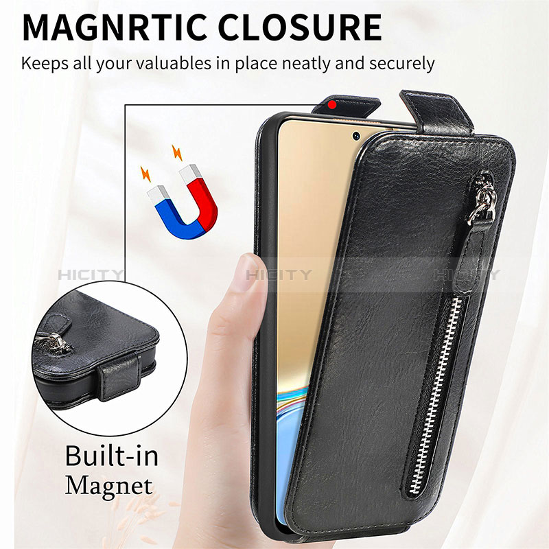 Funda de Cuero Flip para Huawei Honor Magic4 Lite 5G