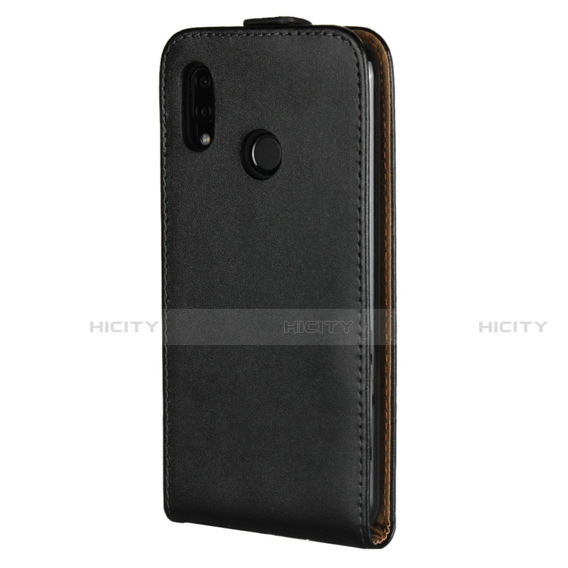 Funda de Cuero Flip para Huawei Nova 3e Negro