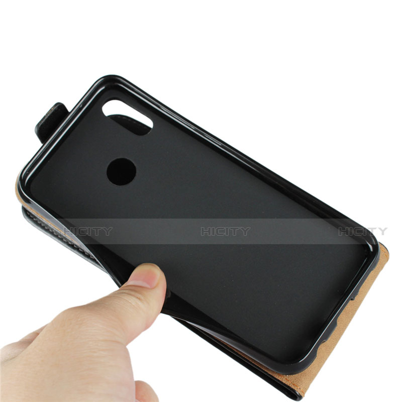 Funda de Cuero Flip para Huawei Nova 3e Negro