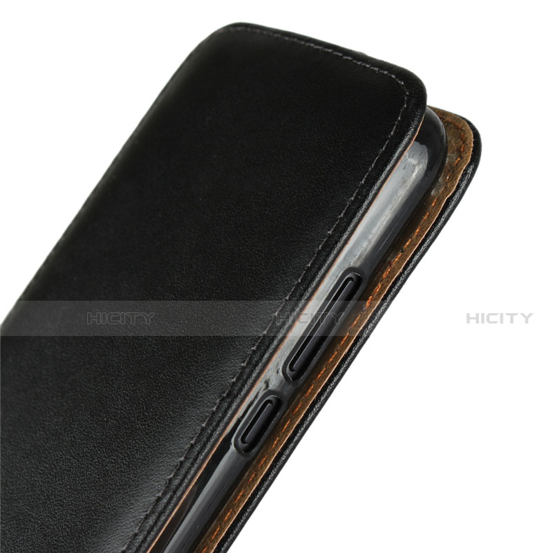 Funda de Cuero Flip para Huawei Nova 3e Negro