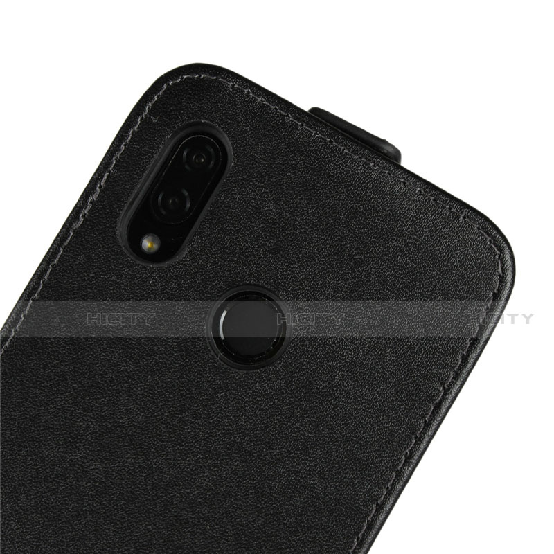 Funda de Cuero Flip para Huawei Nova 3e Negro