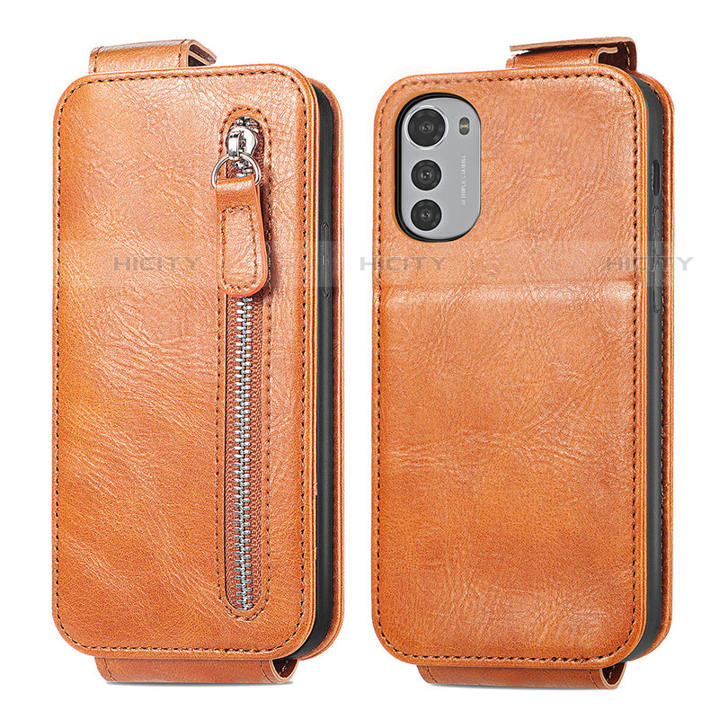 Funda de Cuero Flip para Motorola Moto E32