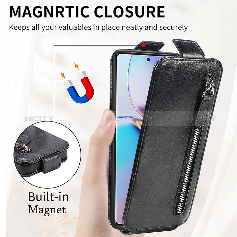 Funda de Cuero Flip para Motorola Moto Edge 40 Pro 5G