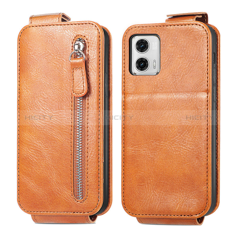 Funda de Cuero Flip para Motorola Moto G73 5G