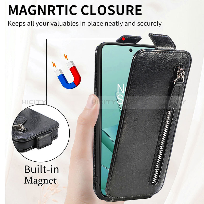 Funda de Cuero Flip para OnePlus Ace 2V 5G