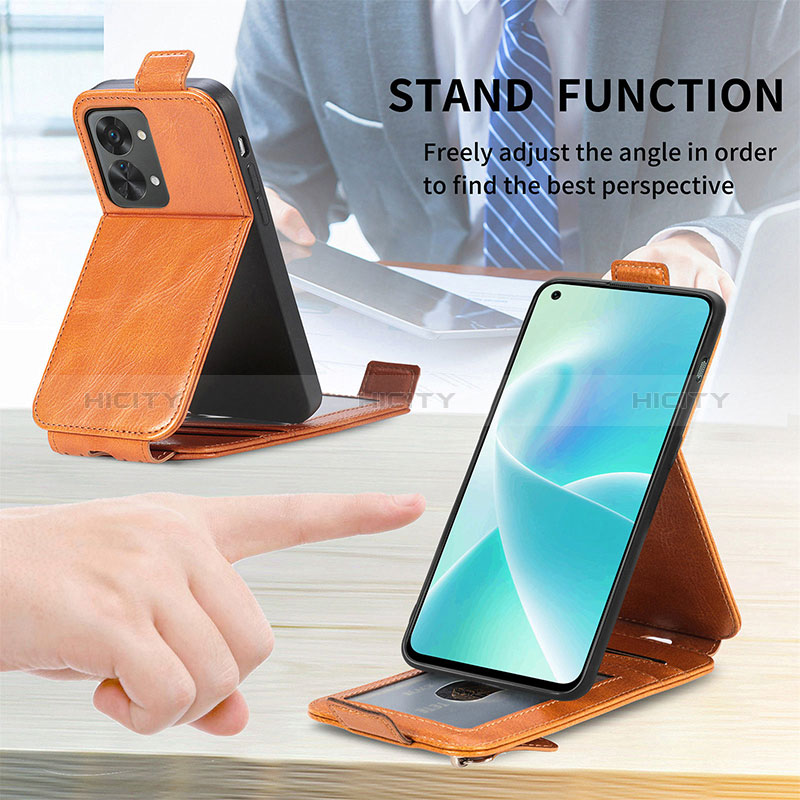 Funda de Cuero Flip para OnePlus Nord 2T 5G