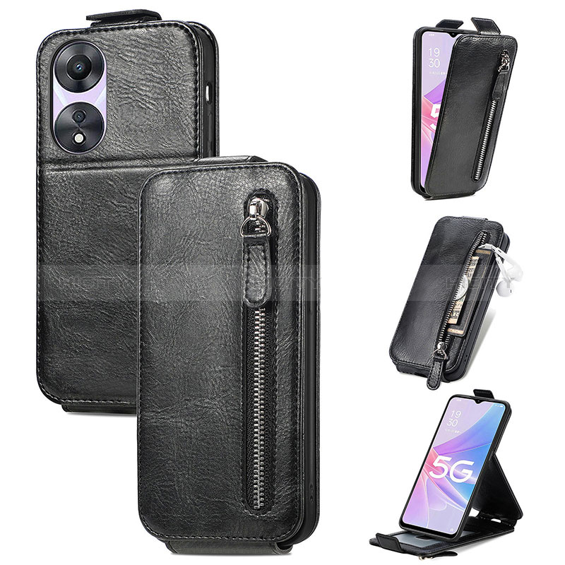 Funda de Cuero Flip para Oppo A78 5G