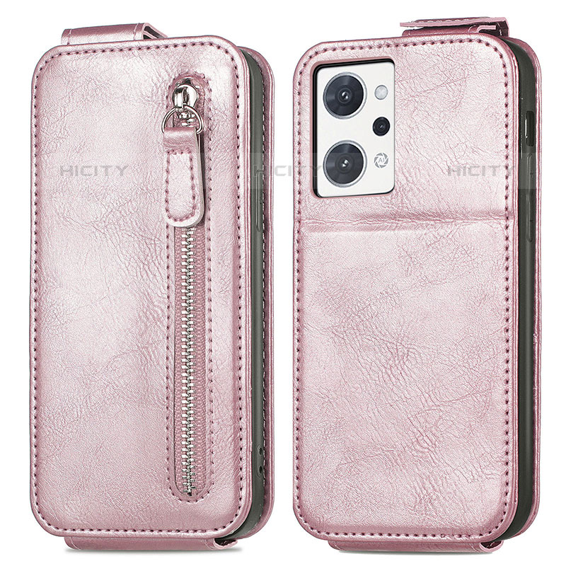 Funda de Cuero Flip para Oppo Reno7 A