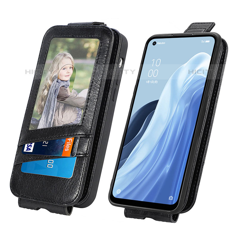 Funda de Cuero Flip para Oppo Reno7 A