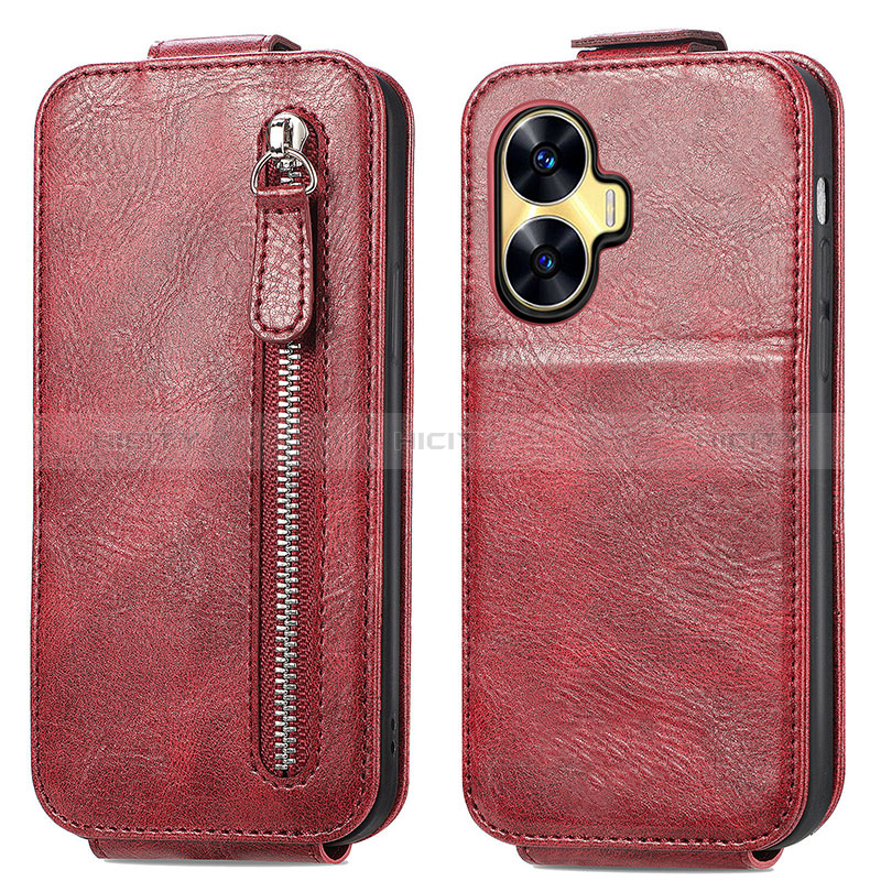 Funda de Cuero Flip para Realme C55