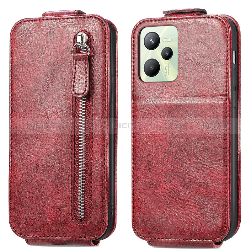 Funda de Cuero Flip para Realme Narzo 50A Prime