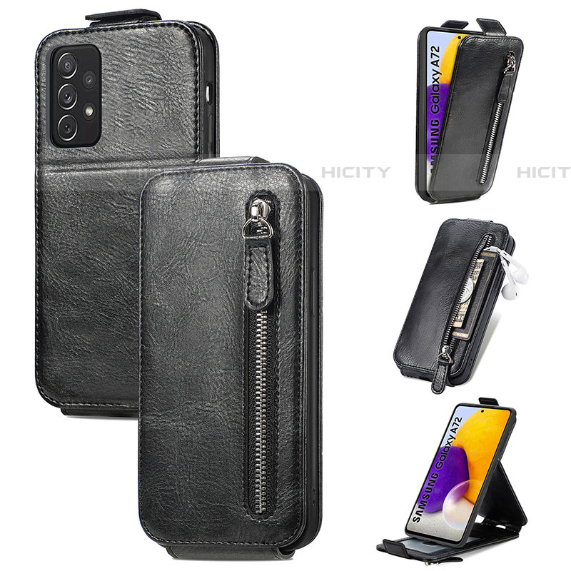 Funda de Cuero Flip para Samsung Galaxy A72 5G