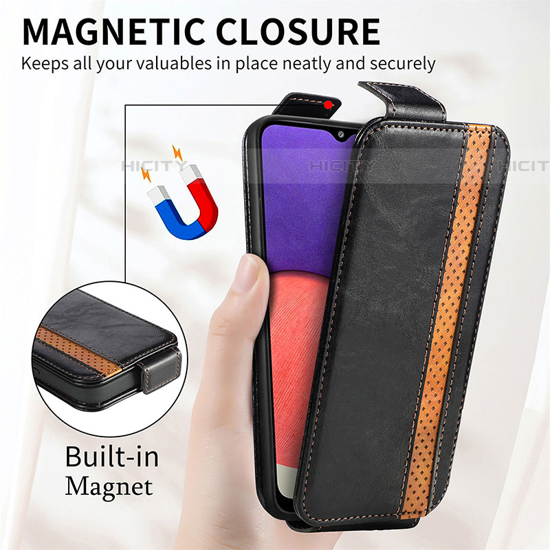 Funda de Cuero Flip para Samsung Galaxy F42 5G