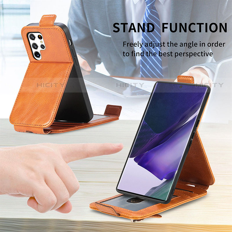 Funda de Cuero Flip para Samsung Galaxy S21 Ultra 5G