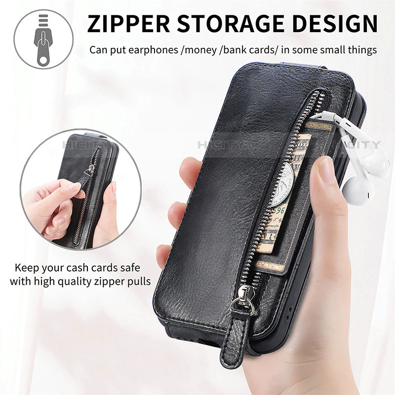 Funda de Cuero Flip para Samsung Galaxy S22 Ultra 5G