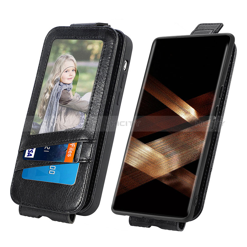 Funda de Cuero Flip para Samsung Galaxy S24 Ultra 5G