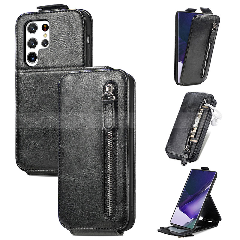 Funda de Cuero Flip para Samsung Galaxy S24 Ultra 5G