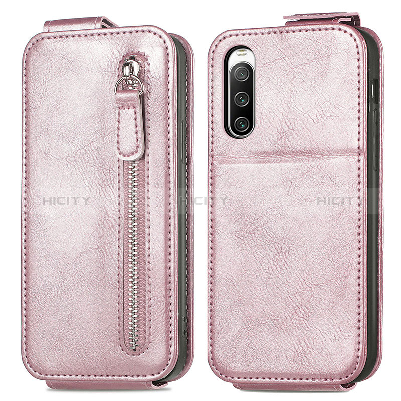 Funda de Cuero Flip para Sony Xperia 10 V