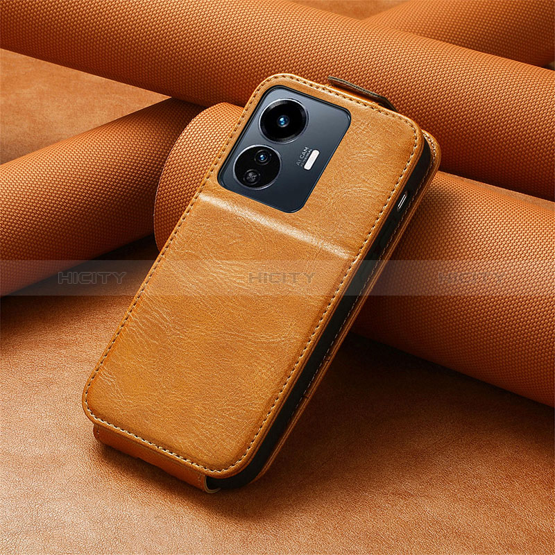 Funda de Cuero Flip para Vivo Y77e 5G