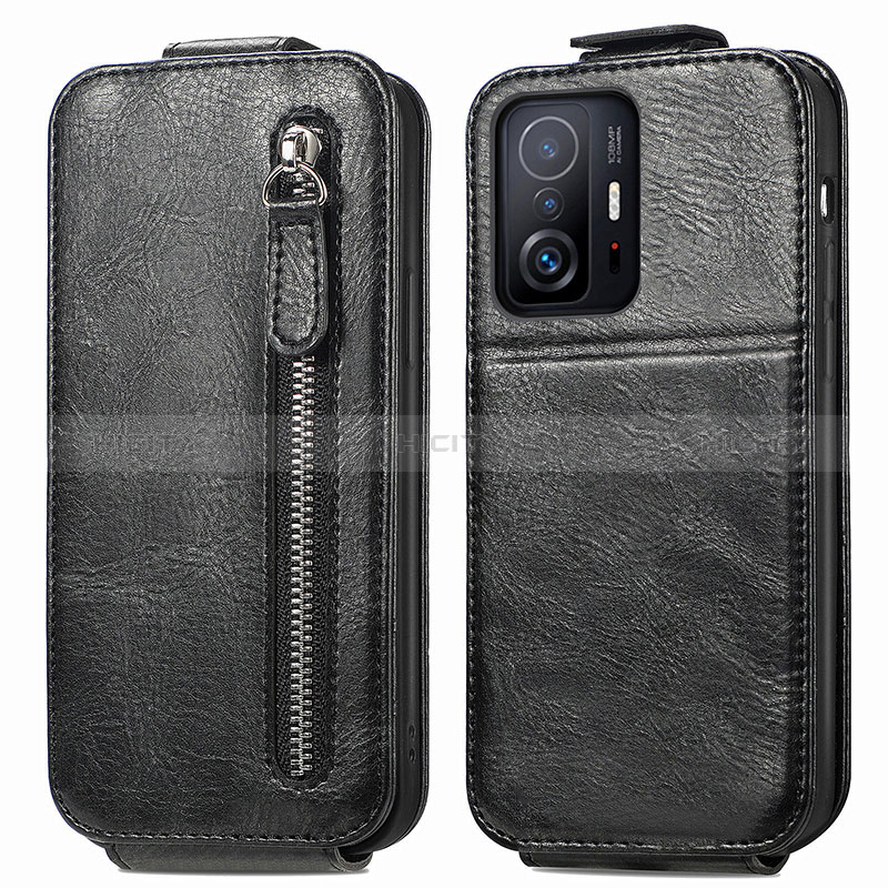 Funda de Cuero Flip para Xiaomi Mi 11T 5G Negro