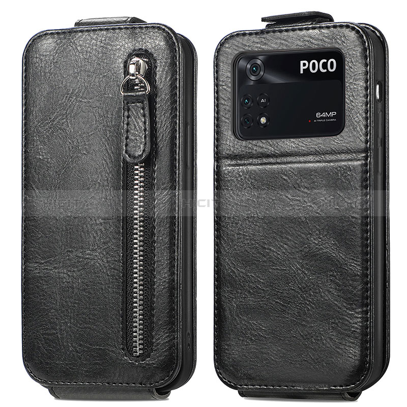 Funda de Cuero Flip para Xiaomi Poco M4 Pro 4G