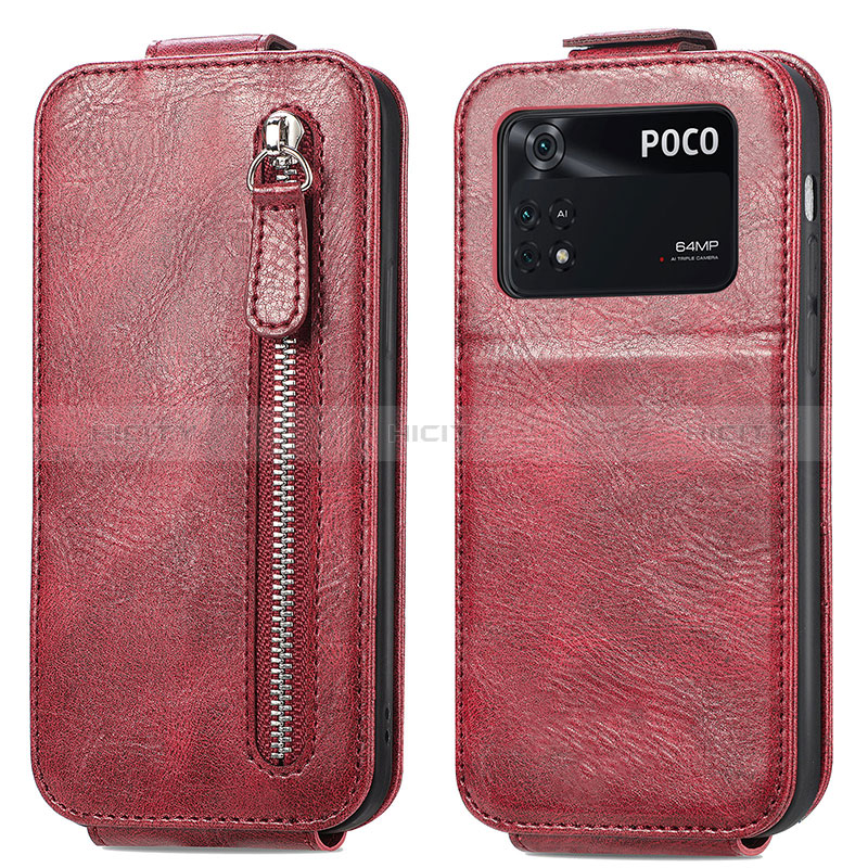 Funda de Cuero Flip para Xiaomi Poco M4 Pro 4G