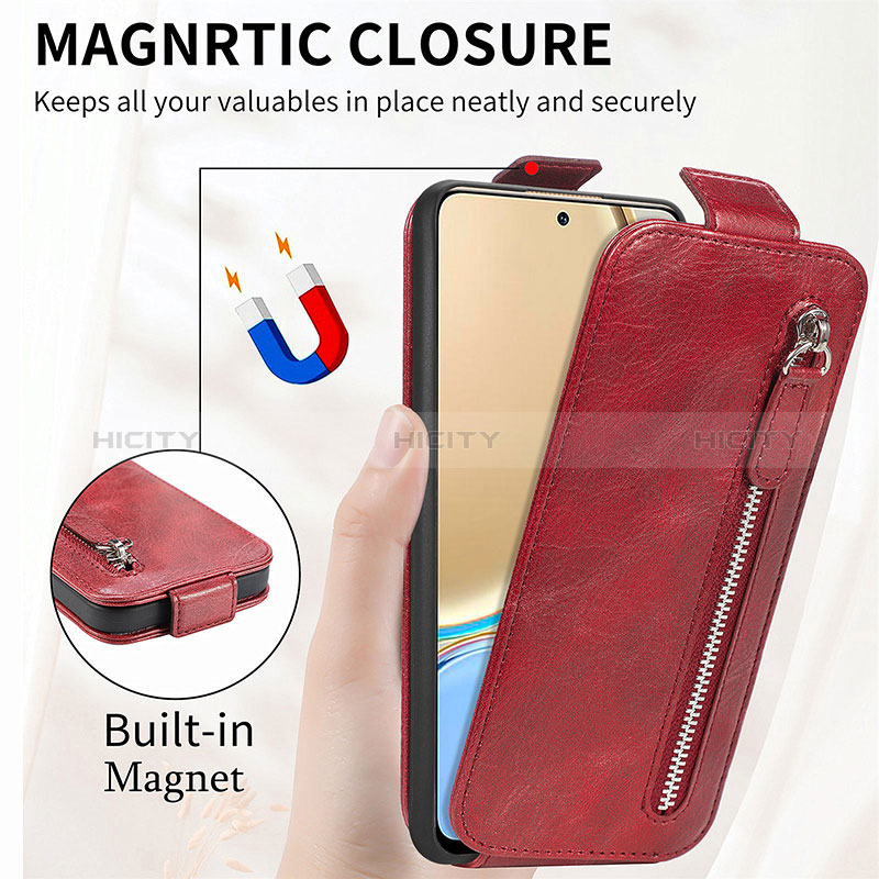 Funda de Cuero Flip S01D para Huawei Honor Magic4 Lite 5G