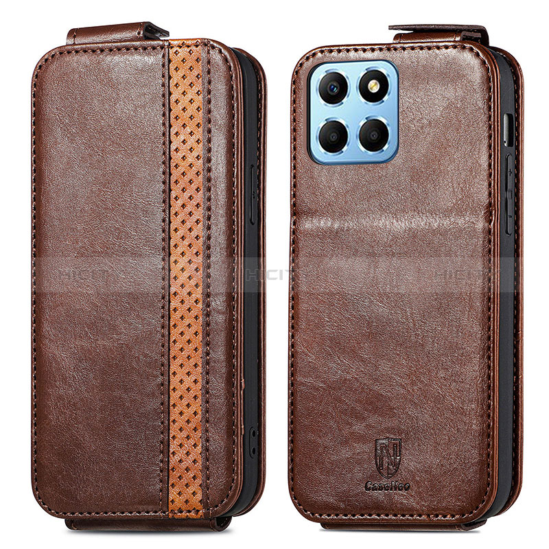 Funda de Cuero Flip S01D para Huawei Honor X6 5G