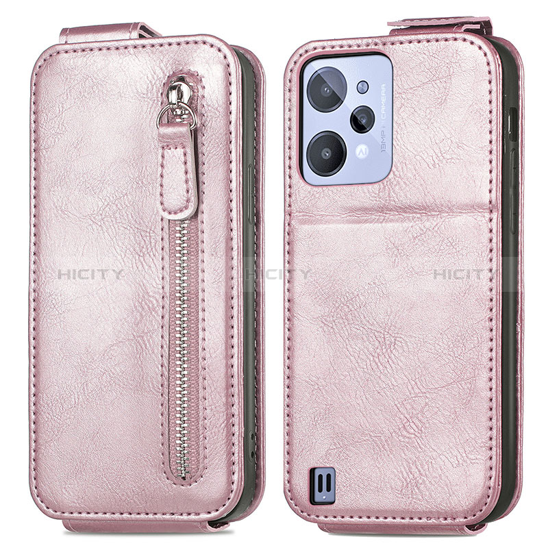 Funda de Cuero Flip S01D para Realme C31