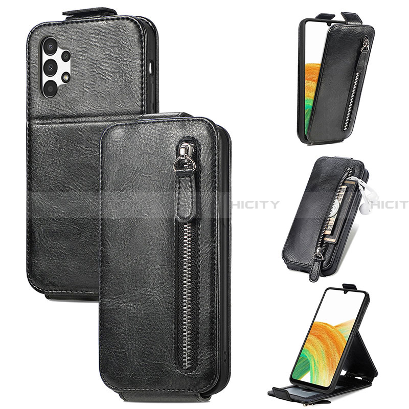 Funda de Cuero Flip S01D para Samsung Galaxy A13 4G