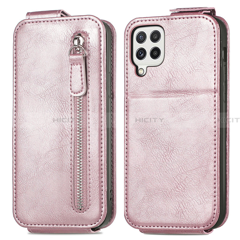 Funda de Cuero Flip S01D para Samsung Galaxy A22 4G