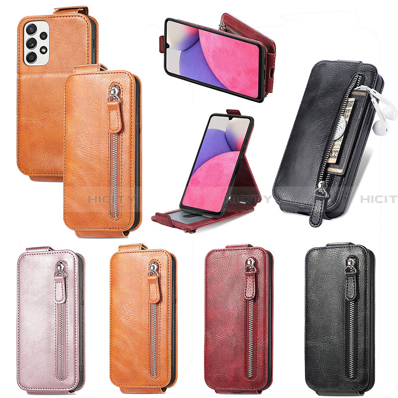 Funda de Cuero Flip S01D para Samsung Galaxy A33 5G