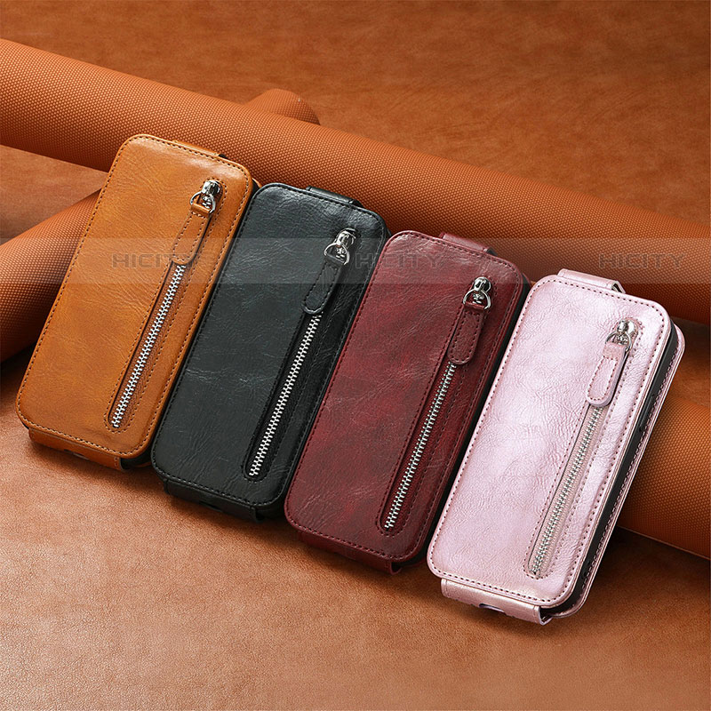 Funda de Cuero Flip S01D para Samsung Galaxy S22 Ultra 5G