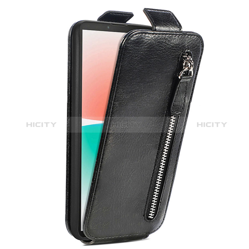 Funda de Cuero Flip S01D para Sharp Aquos R8s