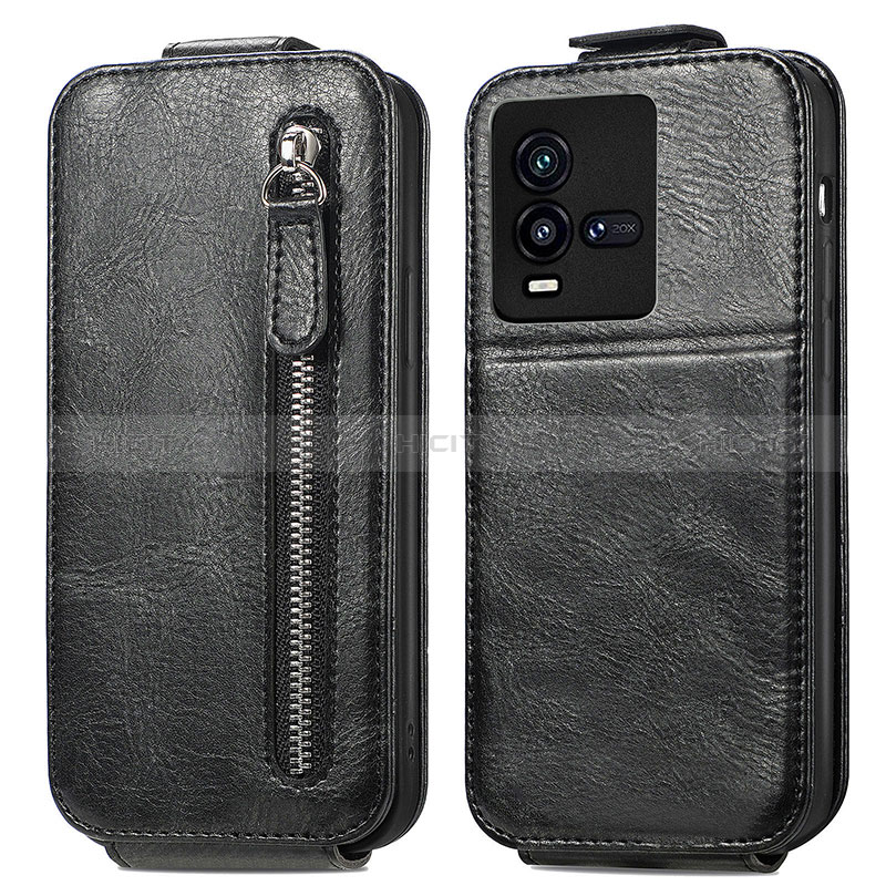 Funda de Cuero Flip S01D para Vivo iQOO 10 5G Negro