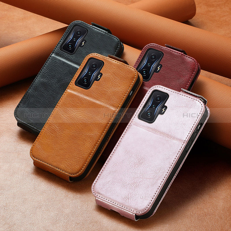 Funda de Cuero Flip S01D para Xiaomi Poco F4 GT 5G