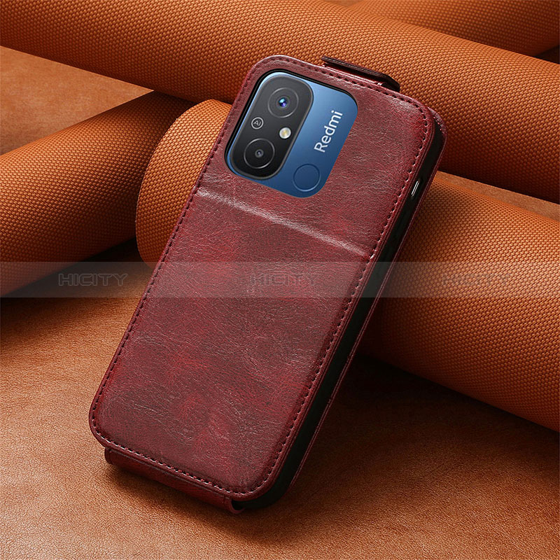 Funda de Cuero Flip S01D para Xiaomi Redmi 12C 4G