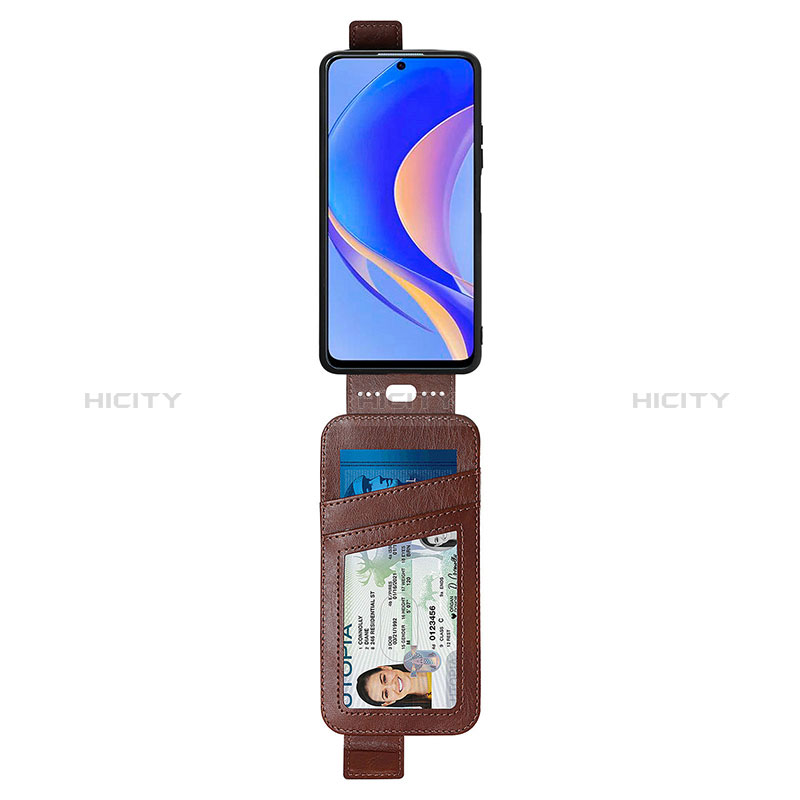 Funda de Cuero Flip S02D para Huawei Nova Y90